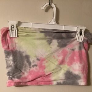 Wild Fable tie-dye tube top